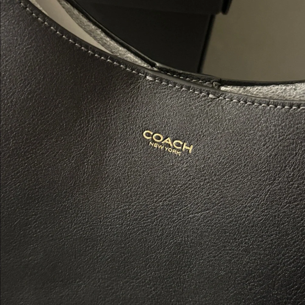 Coach Brooklyn 34 black leather bag - Picture 5 of 8